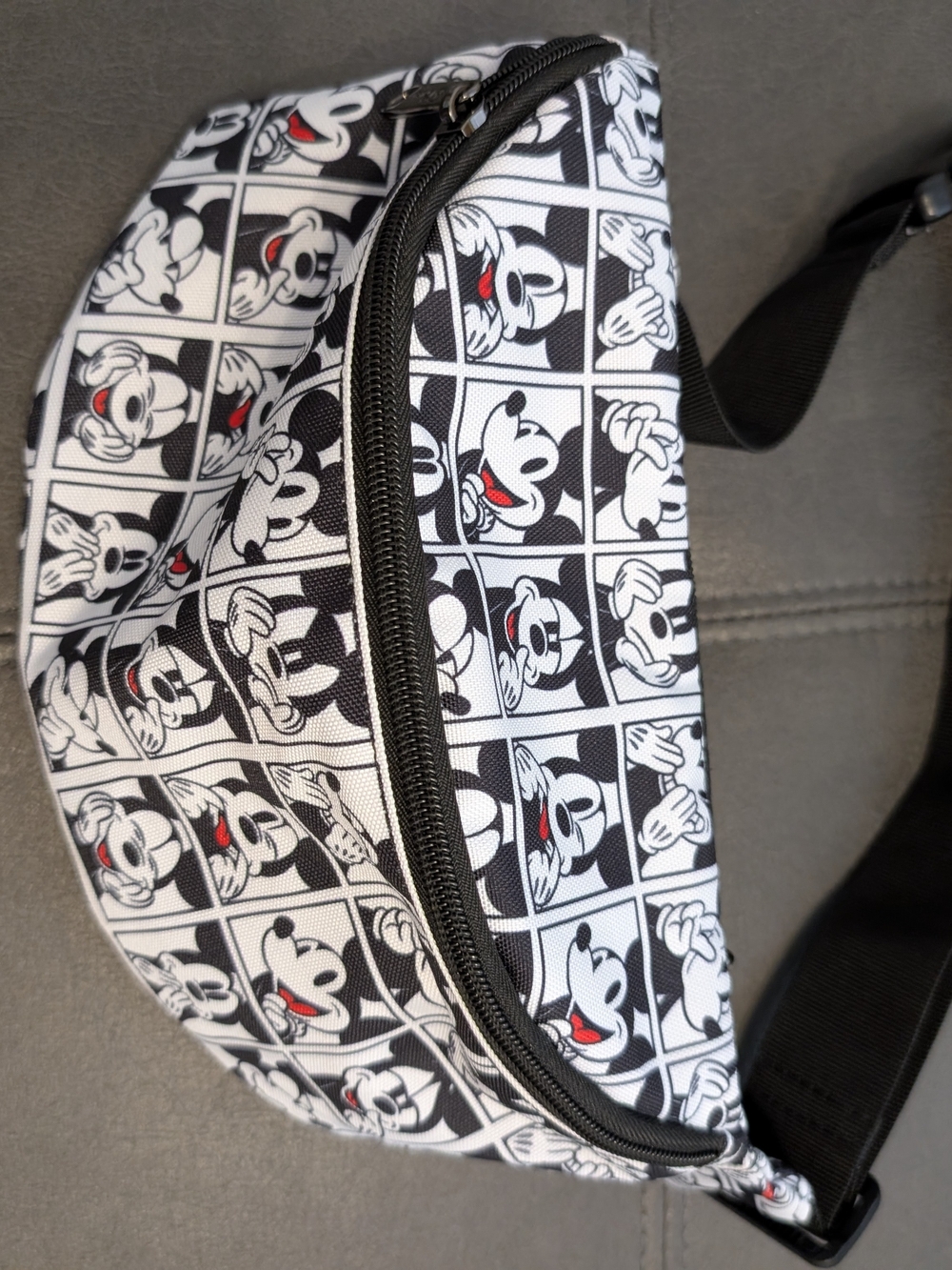 Buckle-Down Black and White Disney Waist Bag - Picture 1 of 4